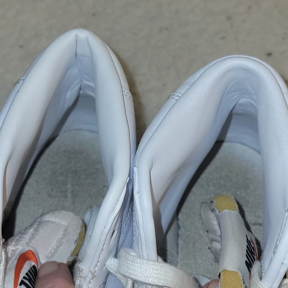 Nike White Black Blazer Mid 77 Suede Shoes Sneakers Men's‎ Size 8.5  Vtg